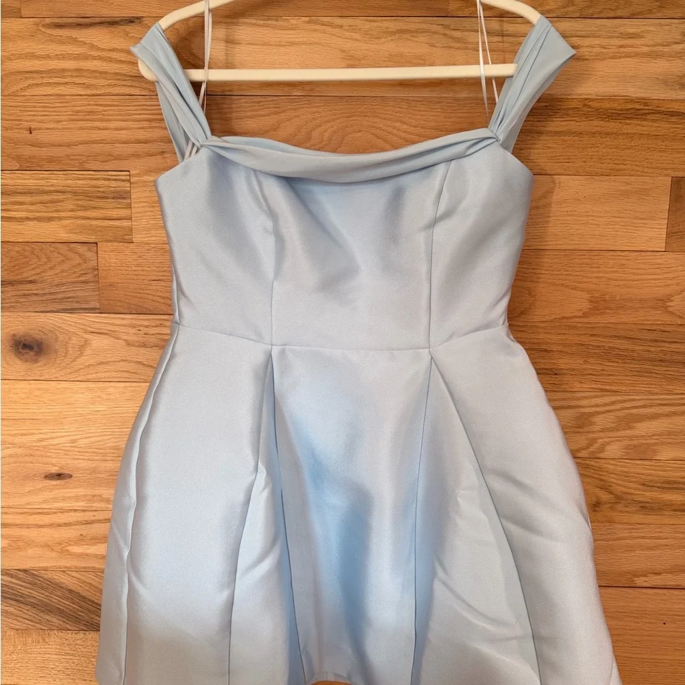 BHLDN OTS Light Blue Dress - Picture 3 of 5